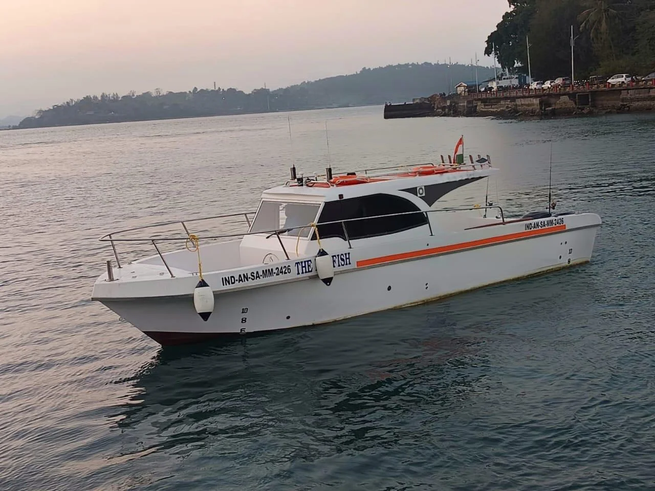 Private charter context for Port Blair
